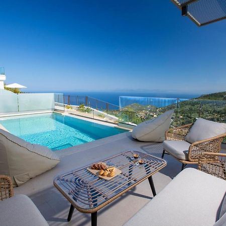 Inorato - Luxury Villa With Private Swimming Pool Kalamitsi  Ngoại thất bức ảnh
